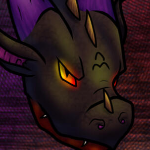 The header image, featuring a close up of the dragon, Zorana's, eyes. Her head is at an angle so only the right eye is easily seen.
